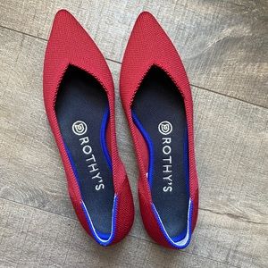 Rothy’s Chili Red Points Size 6.5